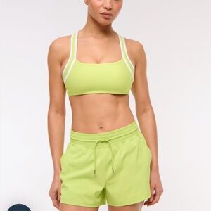 Lime Green YPB Abercrombie & Fitch Women's Sports Bra